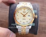 Replica Rolex Datejust Gold Computer Dial Two Tone Jubilee Watch 41MM